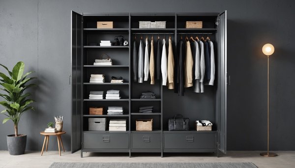 Vestiaire métal : alliez esthétisme et rangement efficace